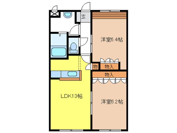 オアシスの物件間取画像